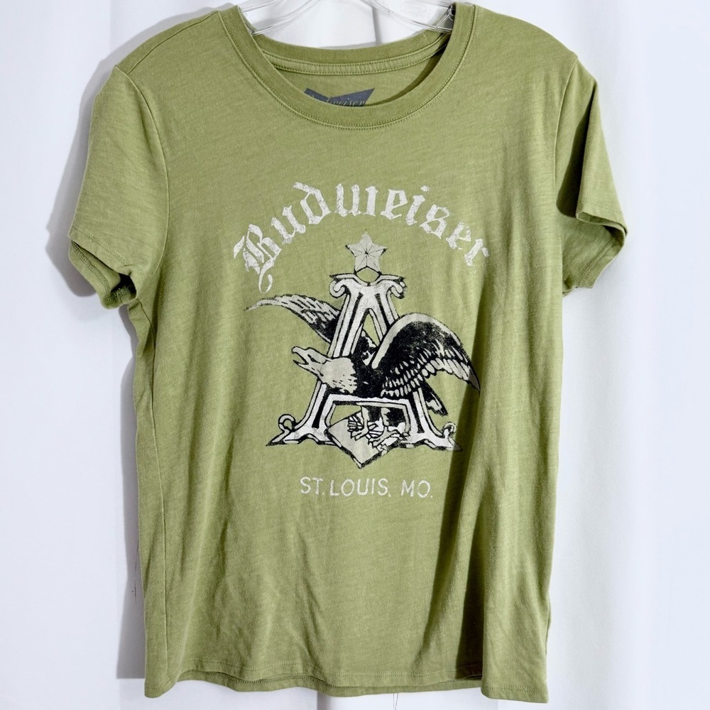 Budweiser Lucky Brand Graphic T-Shirt Size Small